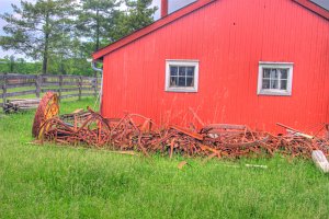 Pile of old metal